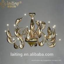 Gold Swan modern chandelier lighting